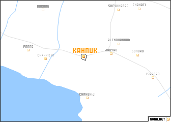 map of Kahnūk