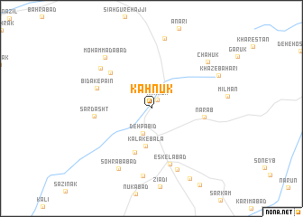 map of Kahnūk
