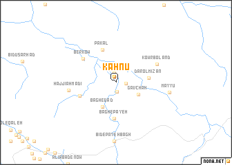 map of Kahnū