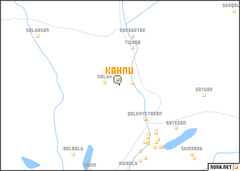 map of Kahnū