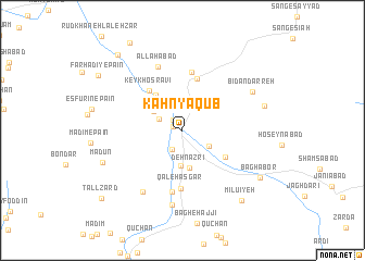 map of Kahn Ya‘qūb