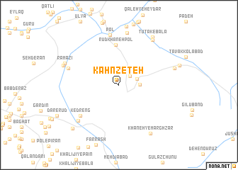 map of Kahn Zeteh