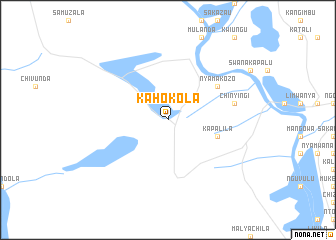 map of Kahokola