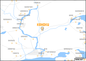 map of Kahoku