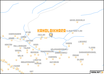 map of Kaholai Khara