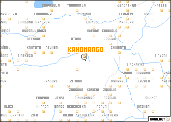 map of Kahomango