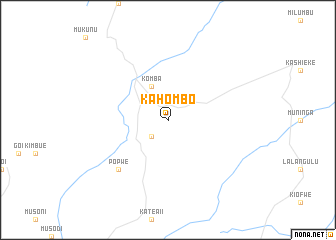 map of Kahombo