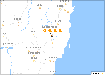 map of Kahororo