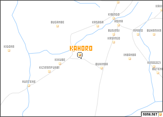 map of Kahoro