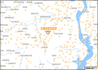 map of Kahosar