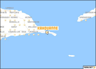 map of Kahouanne