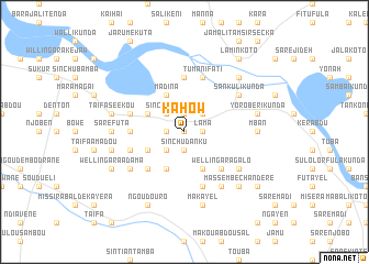 map of Kahow