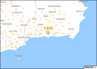 map of Kaho