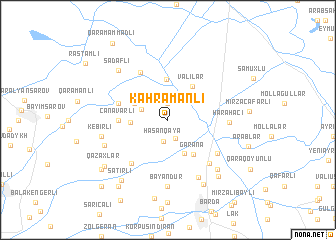 map of Kǝhrǝmanlı