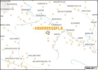 map of Kahrār-e Soflá