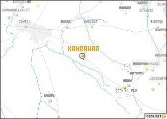 map of Kahrāwar