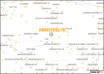 map of Kahrīz-e ‘Olyā