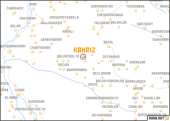 map of Kahrīz
