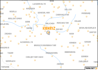 map of Kahrīz