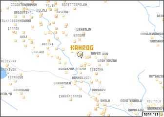 map of Kahrog