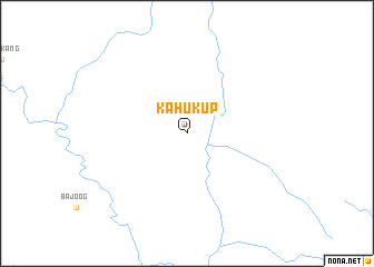 map of Kahukup