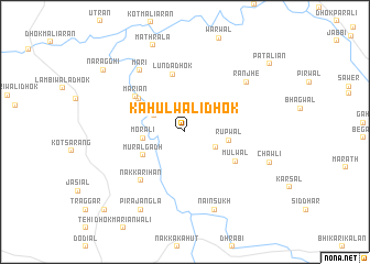map of Kahulwāli Dhok