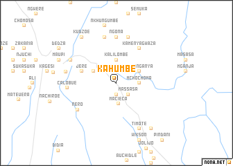 map of Kahumbe