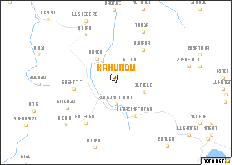 map of Kahundu