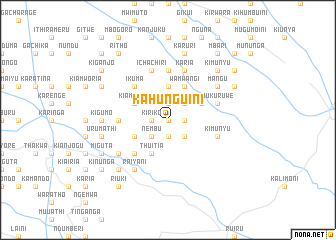 map of Kahunguini