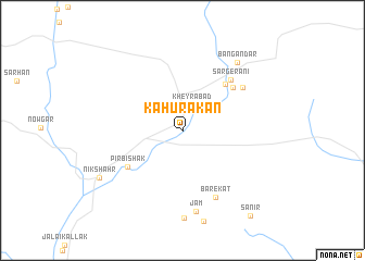 map of Kahūrakān