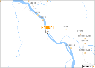 map of Kahuri