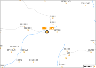 map of Kahūrī