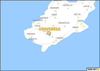 map of Kahusaadu