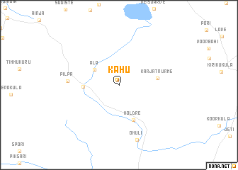 map of Kähu