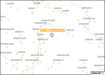 map of Kahyŏn-dong