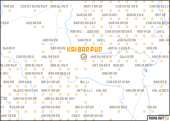 map of Kaibārpur