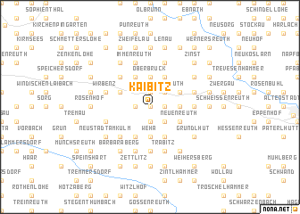 map of Kaibitz