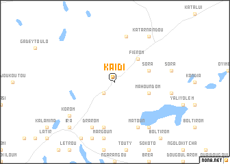 map of Kaïdi