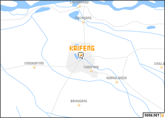 map of Kaifeng