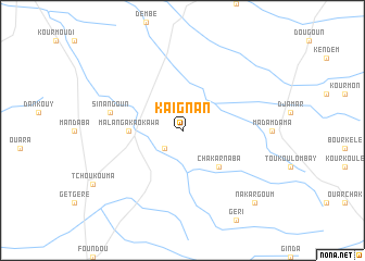 map of Kaïgnan