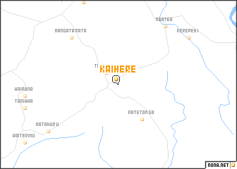 map of Kaihere