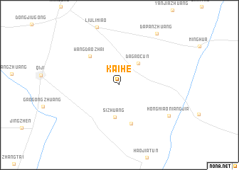 map of Kaihe