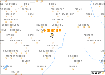 map of Kaïhoué