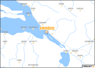 map of Kaihovu