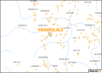 map of Kaihurulale