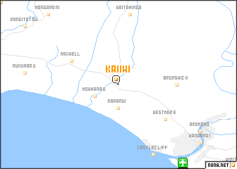 map of Kai Iwi