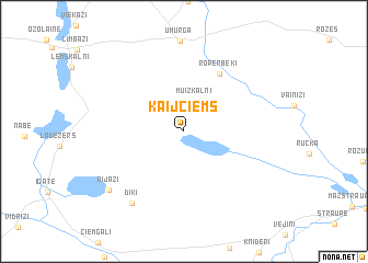 map of Kaijciems