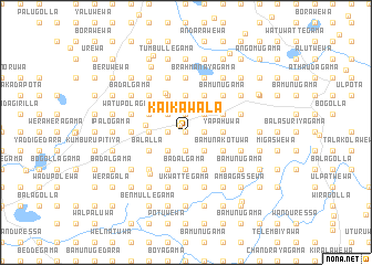 map of Kaikawala