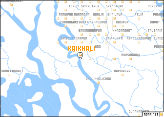 map of Kaikhāli
