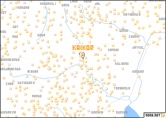 map of Kaikor